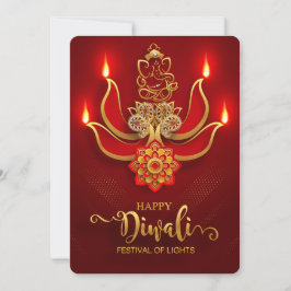 Happy Diwali Holiday Card Feestdagenkaart