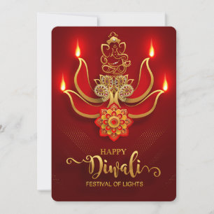 Happy Diwali Holiday Card Feestdagenkaart