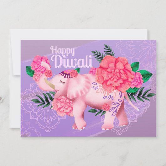 Happy Diwali Holiday Card Feestdagenkaart (Voorkant)