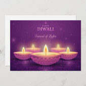 Happy Diwali Holiday Card Feestdagenkaart (Voorkant / Achterkant)