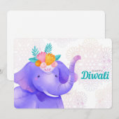 Happy Diwali Holiday Card Feestdagenkaart (Voorkant / Achterkant)