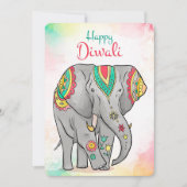 Happy Diwali Holiday Card Feestdagenkaart (Voorkant)