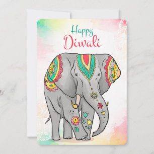 Happy Diwali Holiday Card Feestdagenkaart