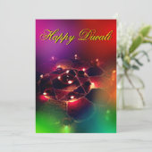 Happy Diwali Holiday Card Feestdagenkaart (Staand voorkant)