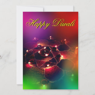 Happy Diwali Holiday Card Feestdagenkaart