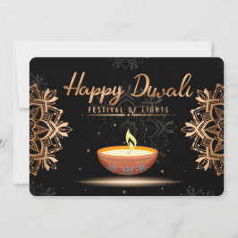 Happy Diwali Holiday Card Feestdagenkaart