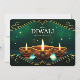 Happy Diwali Holiday Card Feestdagenkaart