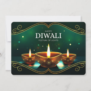 Happy Diwali Holiday Card Feestdagenkaart