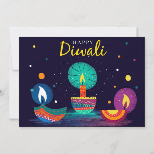 Happy Diwali Holiday Card Feestdagenkaart