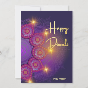 Happy Diwali Indian Festival Feestdagenkaart