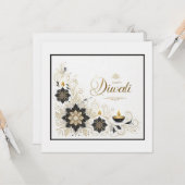 Happy Diwali Kaart (Voorkant / Achterkant in situ)