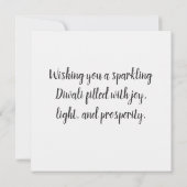 Happy Diwali Kaart (Achterkant)