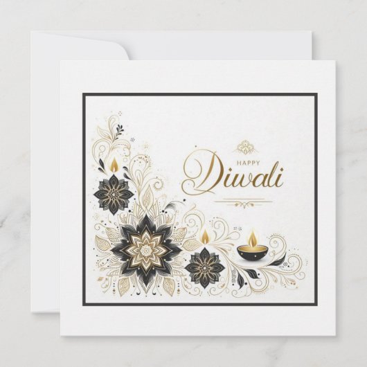 Happy Diwali Kaart (Voorkant)