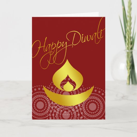 Happy Diwali Kaart (Voorkant)