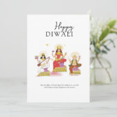 Happy diwali kaart (Staand voorkant)