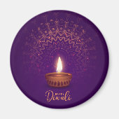 Happy Diwali - Kandle lit Magneet (Voorkant)