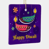 Happy Diwali Keramisch Ornament (Rechts)