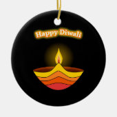 Happy Diwali Keramisch Ornament (Voorkant)