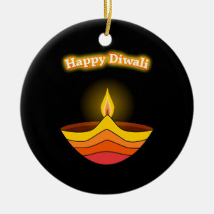 Happy Diwali Keramisch Ornament