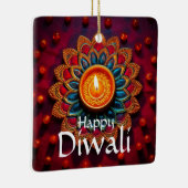 Happy Diwali Keramisch Ornament (Rechts)
