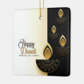 Happy Diwali Keramisch Ornament (Links)