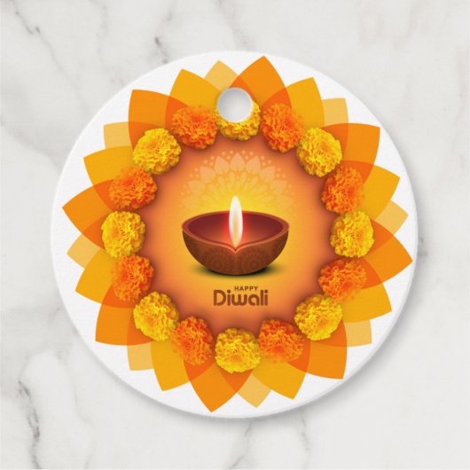 Happy Diwali Label (Voorkant)