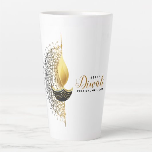 Happy Diwali Latte Mok (Voorkant)