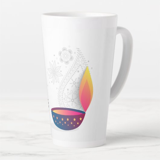 Happy Diwali Latte Mok (Rechterhoek)