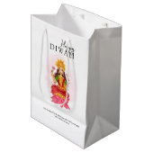 Happy diwali medium cadeauzakje (Voorkant Gekanteld)