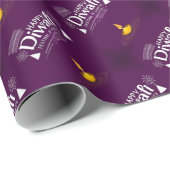Happy Diwali met Diya Cadeaupapier (Rol Hoek)