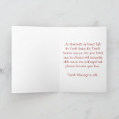 Happy Diwali met Indiase godin Kaart (Binnen)