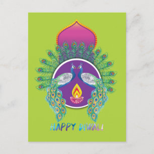 😍  Happy Diwali met pauzes Briefkaart