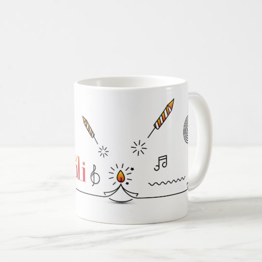 Happy Diwali Mok (Voorkant rechts)