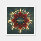 Happy Diwali Napkins Servet (Voorkant)
