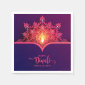 Happy Diwali Napkins Servet (Voorkant)