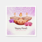Happy Diwali Napkins Servet (Voorkant)
