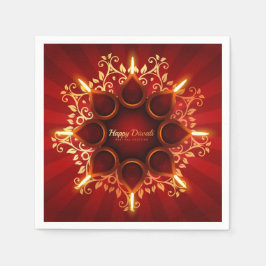 Happy Diwali Napkins Servet