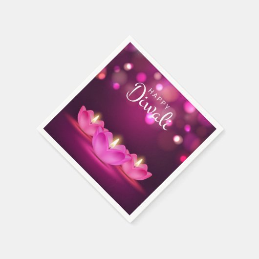 Happy Diwali Napkins Servet (Hoek)