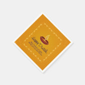 Happy Diwali Napkins Servet (Hoek)