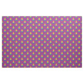 Happy Diwali op paars Stof (Yard (91,4 cm))