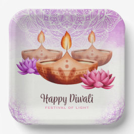 Happy Diwali Paper-Bord Papieren Bordje