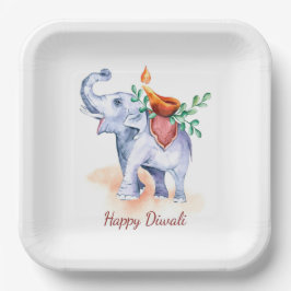 Happy Diwali Paper-Bord Papieren Bordje
