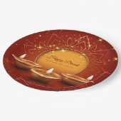 Happy Diwali Paper-Bord Papieren Bordje (Gekanteld)
