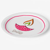 Happy Diwali Paper-Bord Papieren Bordje (Gekanteld)