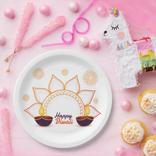 Happy Diwali Paper-Bord Papieren Bordje (Feest)