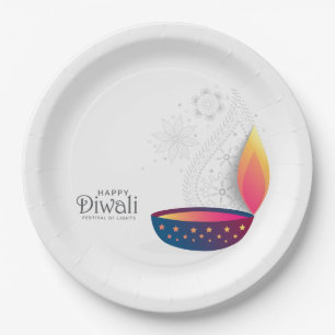 Happy Diwali Paper-Bord Papieren Bordje