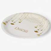 Happy Diwali Paper-Bord Papieren Bordje (Gekanteld)