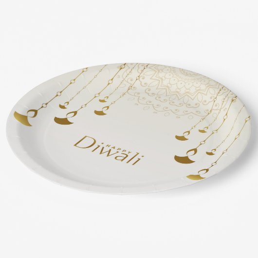 Happy Diwali Paper-Bord Papieren Bordje (Gekanteld)