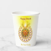 Happy Diwali Papieren Bekers (Achterkant)