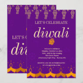 HAPPY DIWALI PARTY KAART (Voorkant / Achterkant)